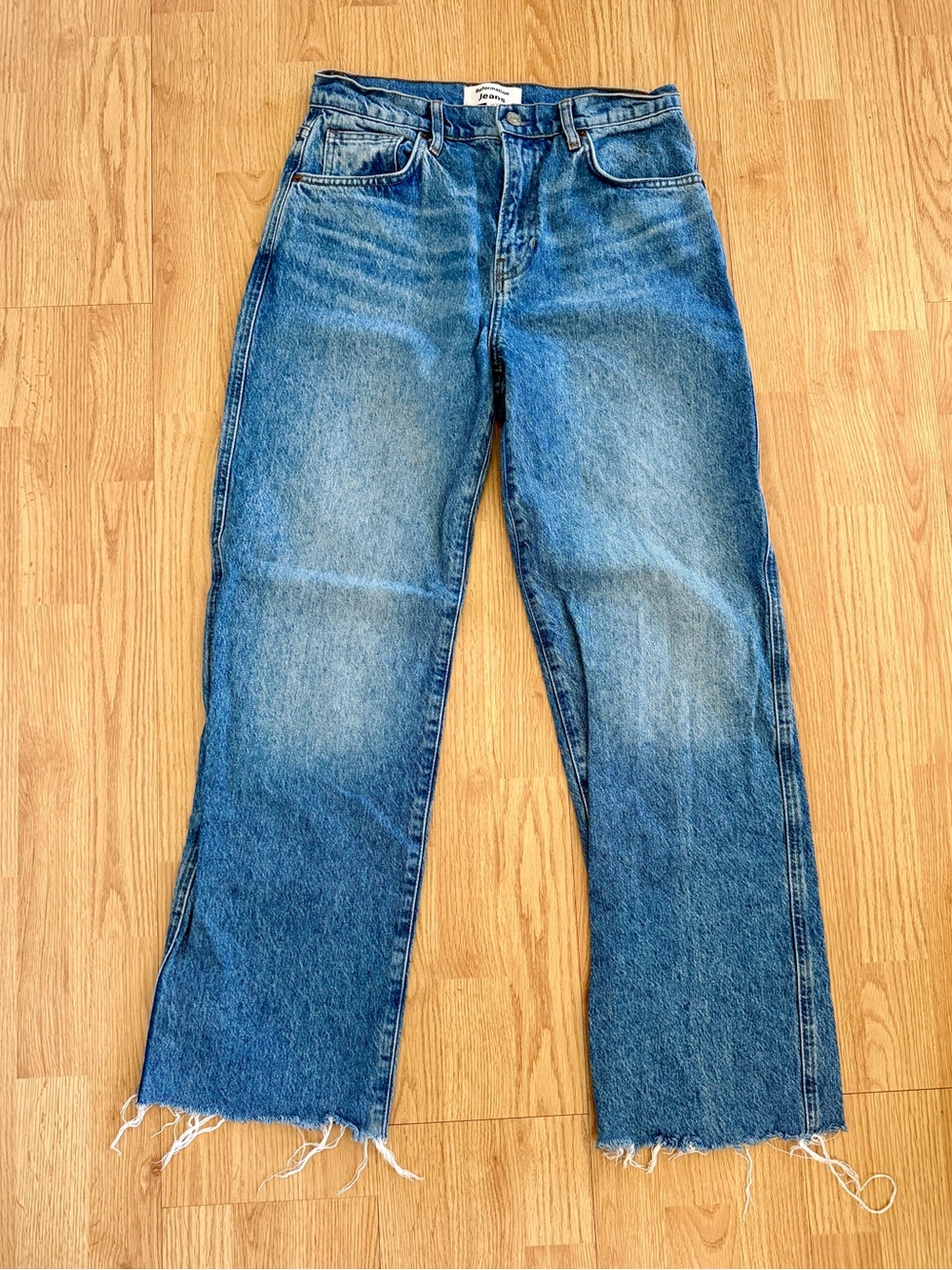 Reformation Classic Raw Edge Straight Leg Women's Jeans - 27